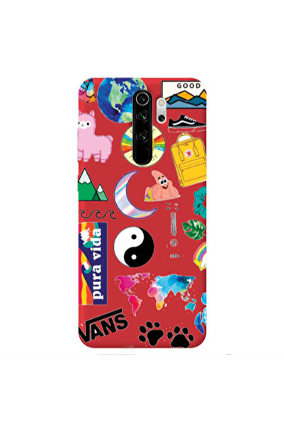 Other Xiaomi Redmi Note 8 Pro Vans Red Colored Silicone TPU Θήκη