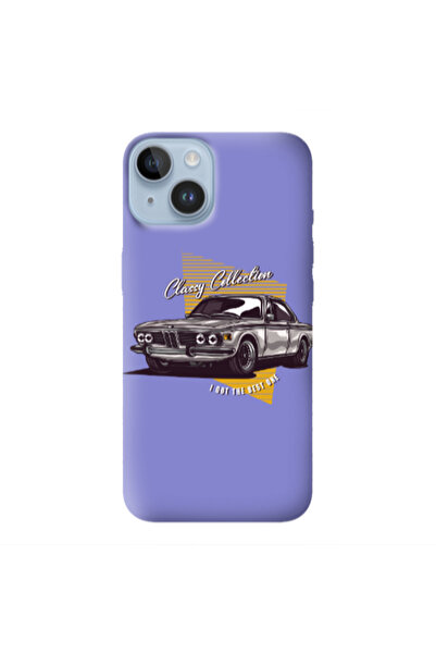 Other Apple iPhone 14 Plus Classy Collection Purple Colored Silicone TPU Θήκη