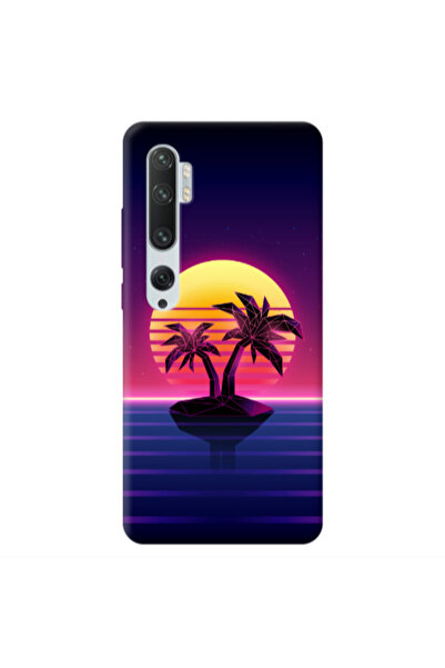Other Xiaomi Mi Note 10 Moon and Palmie Transparent Silicone TPU Θήκη