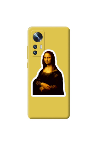 Other Xiaomi Mi 12 Davinci Yellow Colored Silicone TPU Θήκη