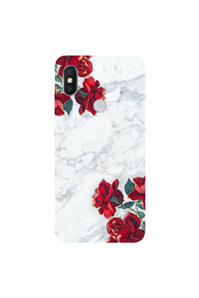 Other Xiaomi Redmi S2 Marble and roses Transparent Silicone TPU Θήκη