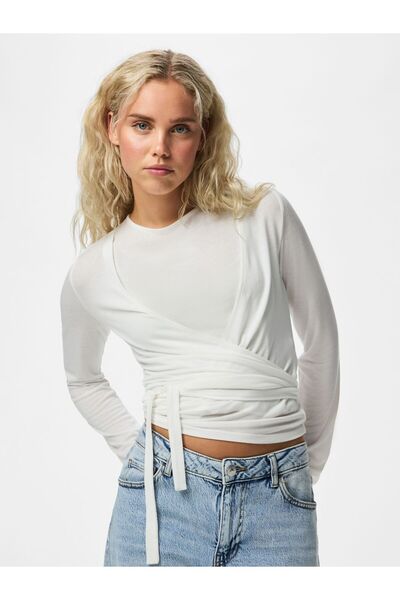 PIECES Top s dlouhým rukávem PCJULIANE ROYA 2-IN-1