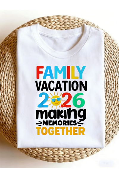 128 2026 Classic Comedy Family Vacation Theme T-Shirt, Regular Fit, Crew Neck...