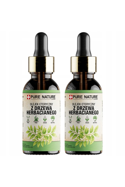 CHOSA Ulei Esential De Arbore De Ceai, 2x 30ml, Pur Tea Tree Pentru Acnee Mat...