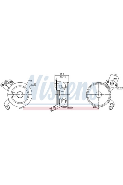 Nissens Radiator Ulei Motor LEXUS RX
