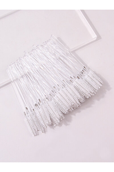 Choice5 Nylon WHITE 50pcs Reusable Crystal Rod Eyelash Brush Eyelash Comb Eye...
