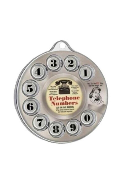 İF Clipsuri semn de carte IF, set cifre 0-9, in ambalaj 'disc telefon', Multi...