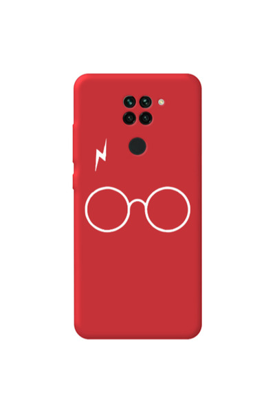 Other Xiaomi Redmi Note 9 glasses Red Colored Silicone TPU Θήκη