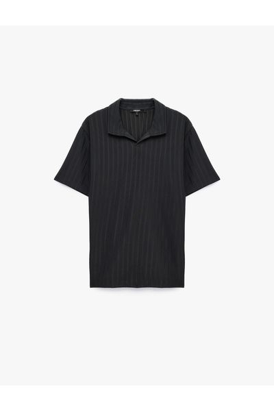 Koton Regular Fit Short Sleeve Polo Collar T-Shirt