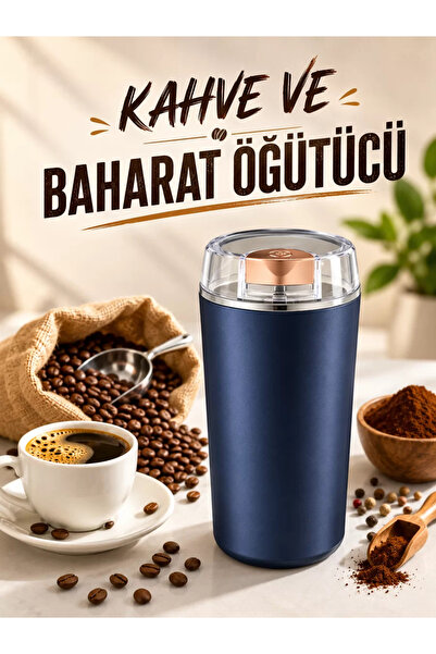 Şeker Portakalım Automatic Coffee and Spice Grinder Easy and Portable Stainle...