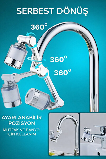 Empressco 360 °   Swivel Filter Faucet Head, Water-Saving and Adjustable
