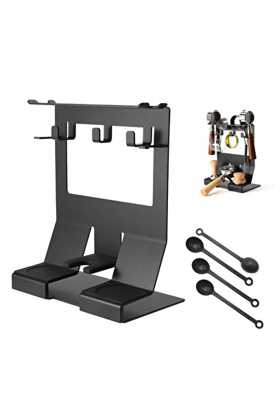 OEM Raft Barista metalic cu Suport de Portafiltru de Cafea - 23 x 14 x 29cm