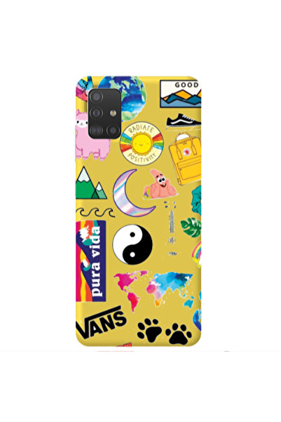 Other Samsung A51 Vans Yellow Colored Silicone TPU Θήκη