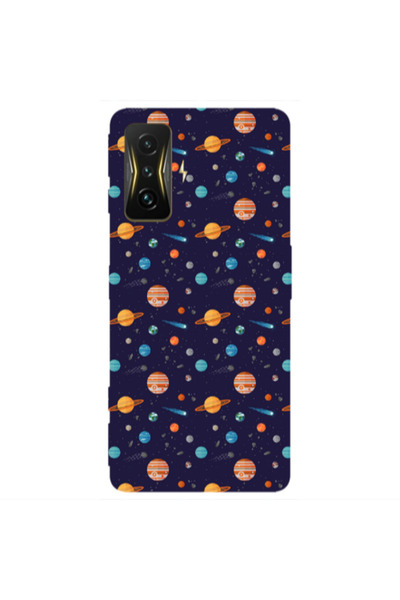 Other Xiaomi Poco F4 Gt Planets Transparent Silicone TPU Θήκη