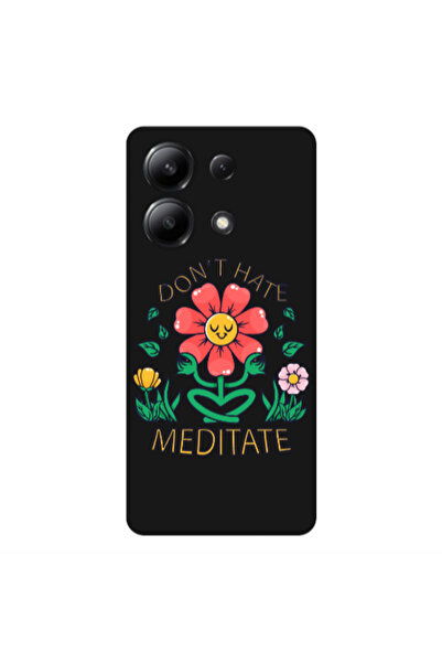 Other Xiaomi Redmi Note 13 4G Meditate Black Colored Silicone TPU Θήκη