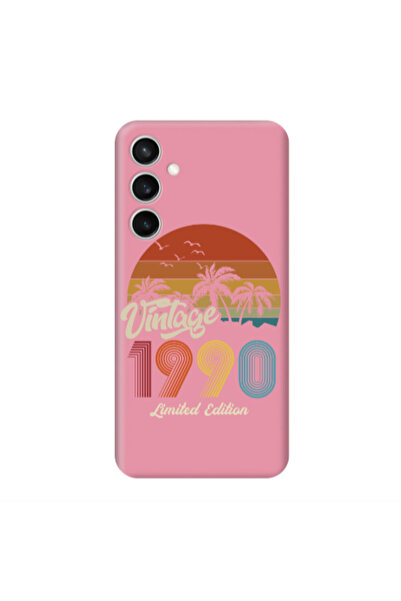 Other Samsung S24 FE Vintage Pink Colored Silicone TPU Θήκη