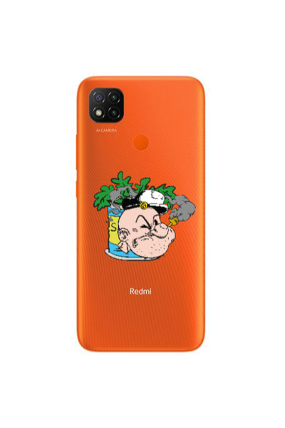 Other Xiaomi Redmi 9c Popeye Transparent Silicone TPU Θήκη