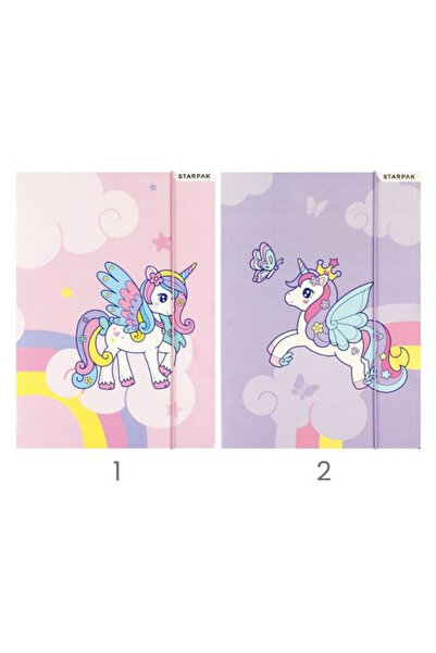 Starpak Dosar de cauciuc Unicorn A/4 - Magic - doua tipuri