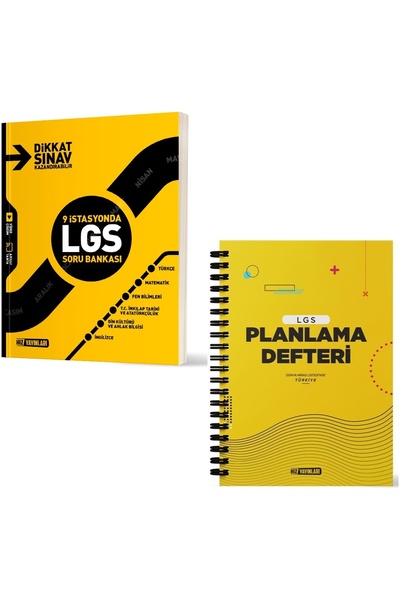 Hız Yayınları Hız 2026 8. Sınıf Lgs Planlama Defteri + 9 İstasyonda Seti 2 Kitap