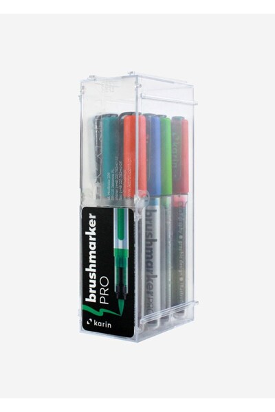 karinmarkers BrushmarkerPRO Primary Colors Set Karin 27C