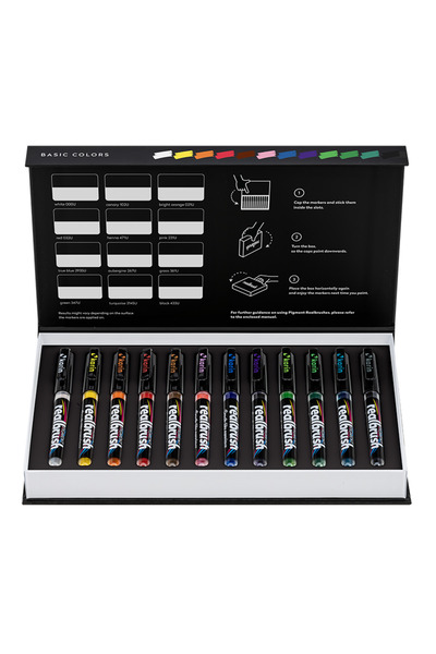 karinmarkers Karin 33C1 Pigment Realbrush Basic Colors Set