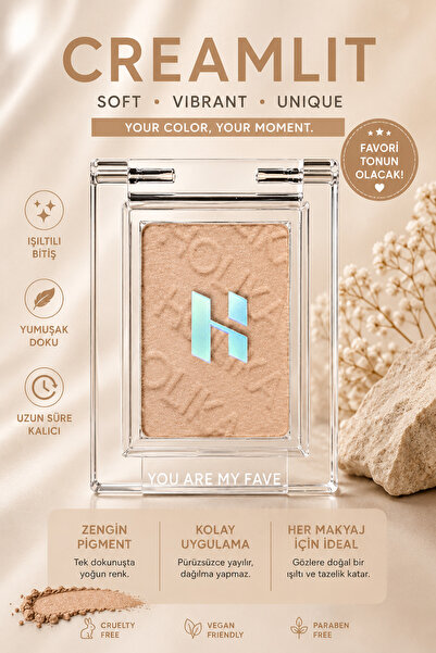 Holika Holika My Fave Piece Beam 61 Creamlit - Eyeshadow and Single Blush 1.8g