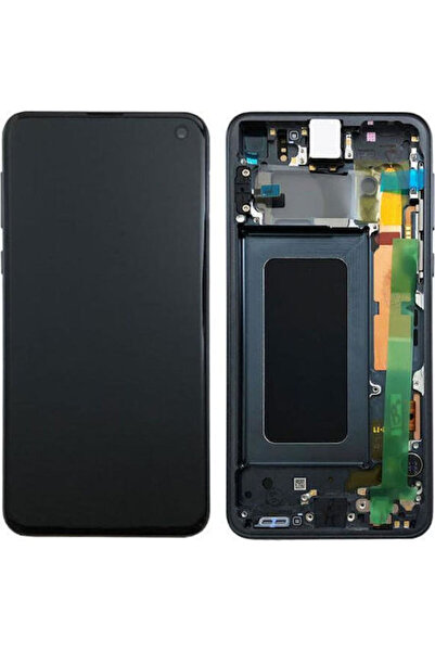 Samsung Οθόνη με μηχανισμό αφής και πλαίσιο για Galaxy S10e (Μαύρο) Κωδικός: ...