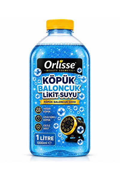 orlisse beauty cosmetic Orlisse Köpük Baloncuk Likit Suyu Simli 1 Litre | Köp...