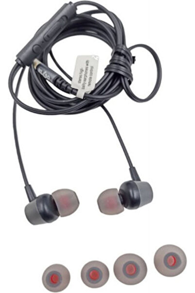 klgo Ενδοωτικά ακουστικά handsfree με βύσμα 3.5mm, μαύρα