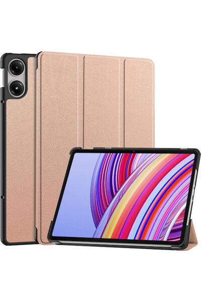 Other Σονίκ Ανθεκτική Θήκη Flip Ροζ Χρυσό για Xiaomi Redmi Pad Pro 12.1