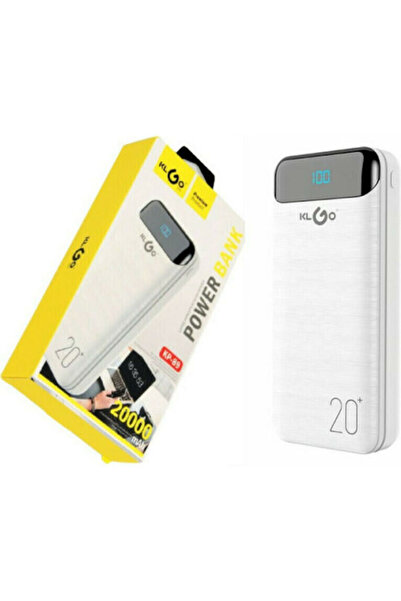klgo KP-89 Power Bank 20000mAh με θύρα USB-A Λευκό