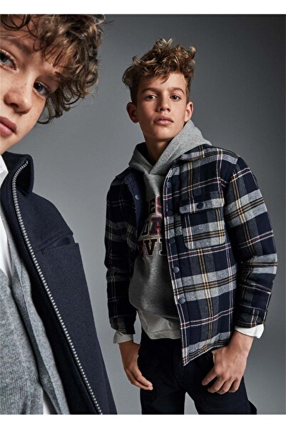 MAYORAL Boy's Double-Sided Quilted Shirt Jacket 8-18 Years Dark Blue