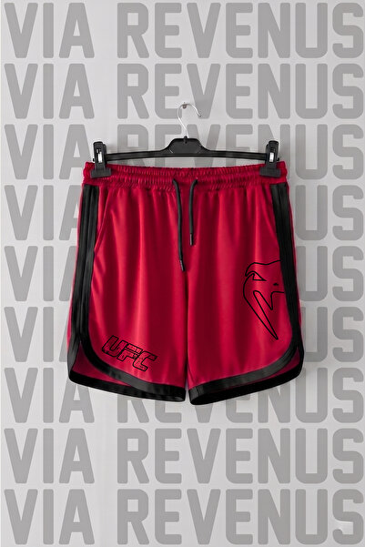 Vordevia Ufc Printed Special Jersey Training Shorts with Piping Detail