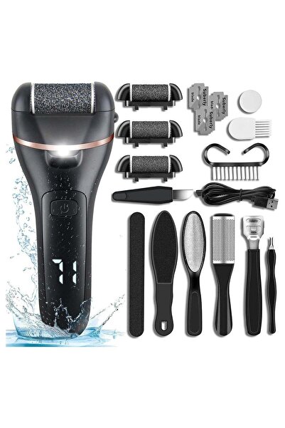 Arabest 15-in-1 Electric Callus Remover for Feet,Professional Pedicure Kit,Fo...