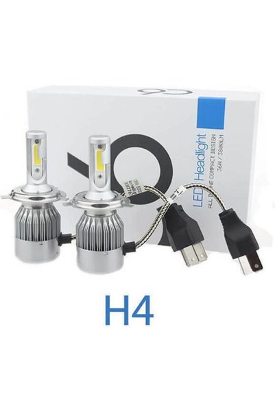 Other Λάμπες Αυτοκινήτου H4 LED 6000K Ψυχρό Λευκό 12V 50W 2 τεμάχια