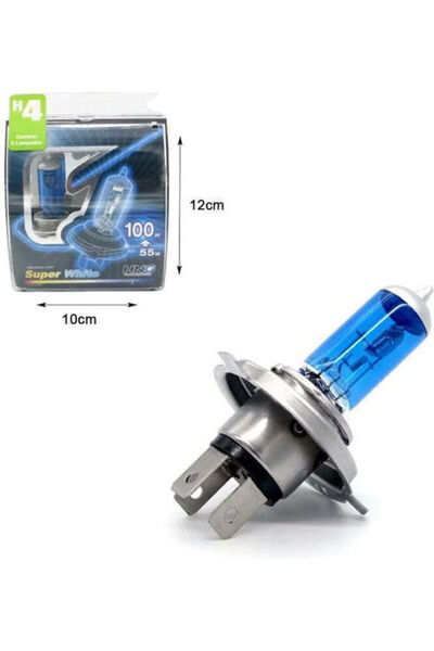 OEM Λάμπες Αυτοκινήτου Hng H4 Αλογόνου 5500K Ψυχρό Λευκό 12V 55W 2 τεμάχια