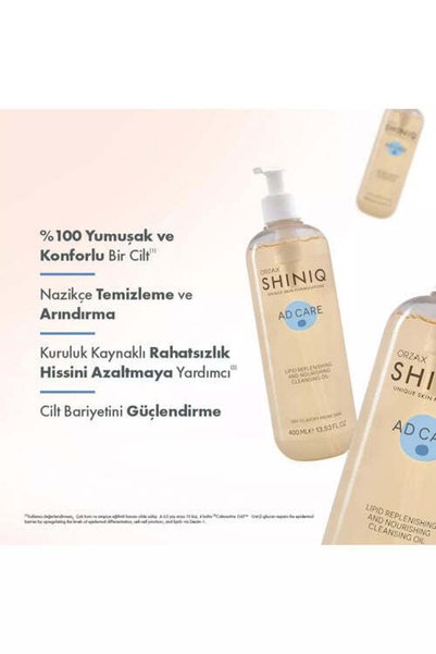 ORZAX SHINIQ SHINIQ AD ATOPI YIKAMA YAGI 400 ML