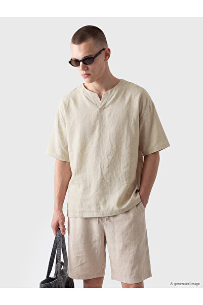LC Waikiki I Relax Fit Linen Blend Men's Shirt from Freezen Store
