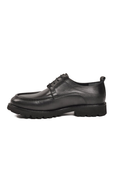 AYK'S Pantofi casual pentru bărbați din piele naturală neagră 311 M