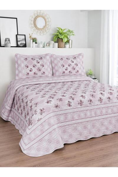 Çeyiz Diyarı Valen Printed Quilted Double Bedspread