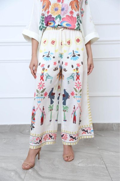 it's Mine Wide-Cut Trousers
