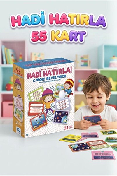 Tıfıl Toys Remember This! 55 Cards Fun Educational Memory and Intelligence Ga...