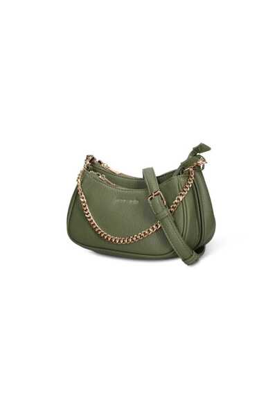 Pierre Cardin , Geanta de piele ecologica cu bareta de umar Novara Pro, Verde...