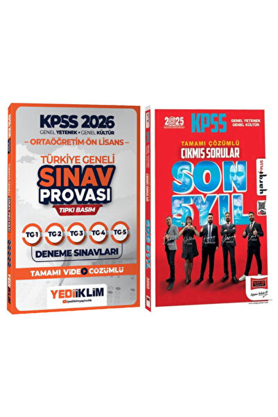 Yediiklim Yayınları 2026 KPSS Ortaöğretim Ön Lisans Türkiye Geneli Sınav Prov...