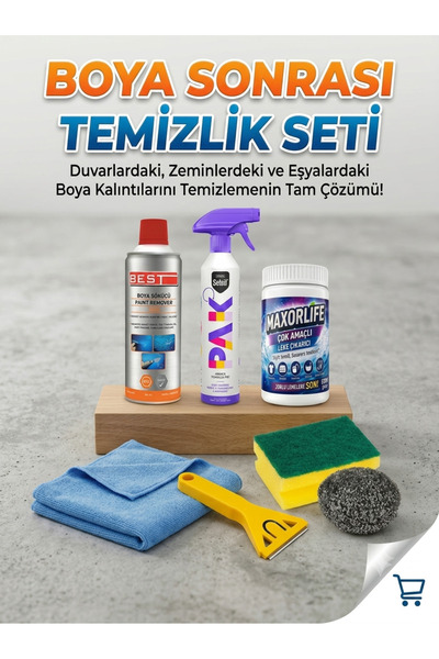 MAXORLİFE BOYAMA SONRASI TEMİZLİK SETİ