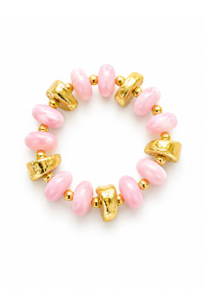 Venus Design Bone Colored Elastic Bracelet