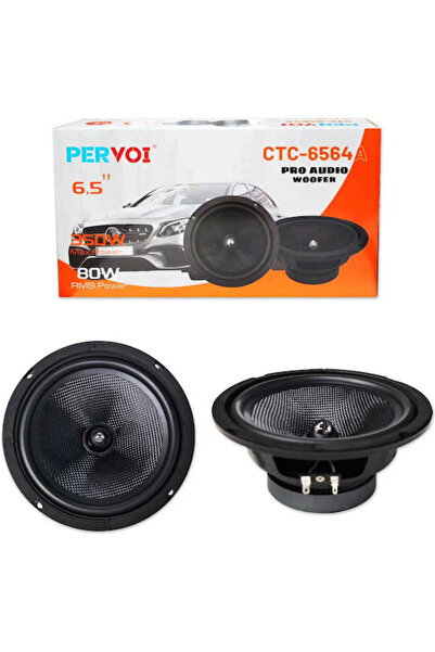 PERVOİ Σετ Ηχείων Αυτοκινήτου 6.5 " με 80W RMS (Γούφερ) Κωδικός: CTC-6564A