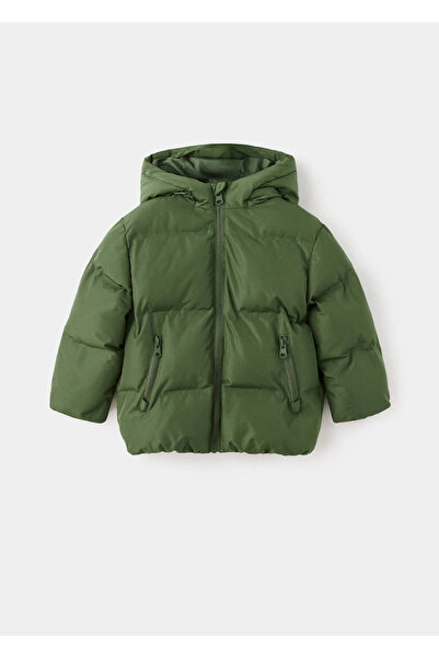 MANGO Baby Kapüşonlu kapitone anorak