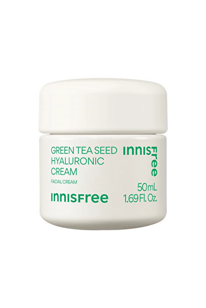 Innisfree كريم للوجه يحتوي على بذور الشاي الأخضر وحمض الهيالورونيك 50 مل