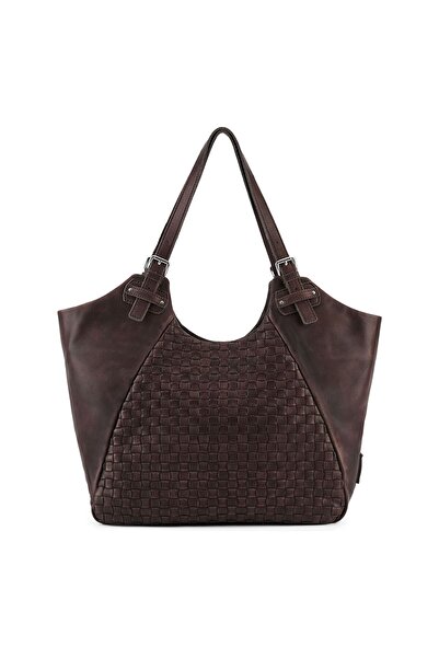 FREDsBRUDER Calm Weave Shopper Bag Genuine Leather 45 cm